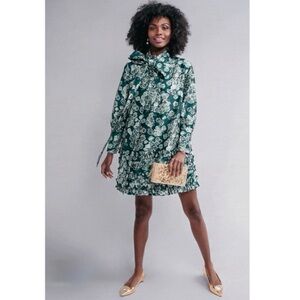 Tuckernuck Green Floral Mini Dress